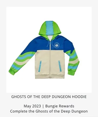 Buy Destiny 2 Ghosts Of The Deep Dungeon Hoodie Unisex Large Bungie Rewards Retired • 283.45£