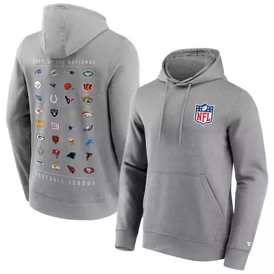 Buy NFL Logo Men's Hoodie All Team Graphic Hoodie - New • 19.99£