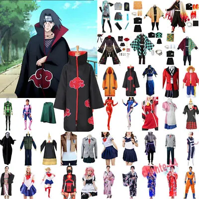Buy Halloween Anime Cosplay Clothes Women Men Fancy Dress Set Carnival Party Outfits • 21.89£