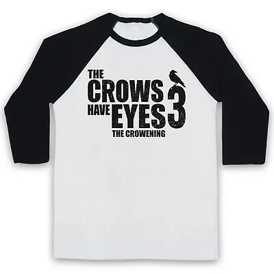 Buy Schitt's Creek The Crows Have Eyes 3 The Crowening 3/4 Sleeve Baseball Tee • 23.99£
