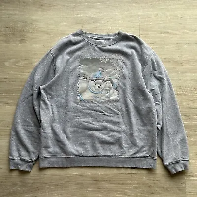 Buy Womens Disney Store Winnie The Pooh Piglet Graphic Christmas Winter Sweatshirt  • 16.95£