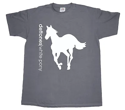 Buy Deftones White Pony'00 Alternative Team Sleep Crosses New Grey Charcoal T-shirt • 11.87£