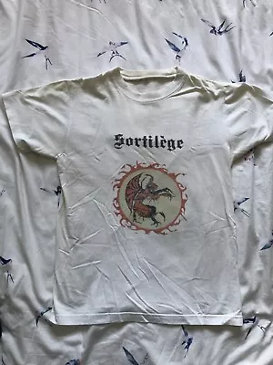 Buy Sortilège T Shirt White Small Heavy Metal • 12£