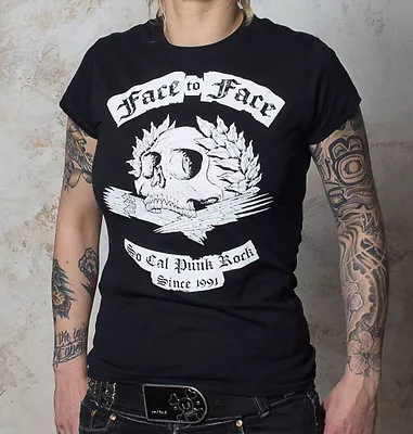 Buy FACE TO FACE Skull Girl-T-Shirt • 16.43£