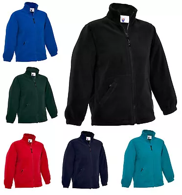 Buy Childrens Boys & Girls Full Zip Classic Fleece Jacket SPORT SCHOOL & LEISURE  • 14.95£