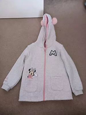 Buy Girls 4-5 Years Grey Minnie Mouse Jacket • 4£