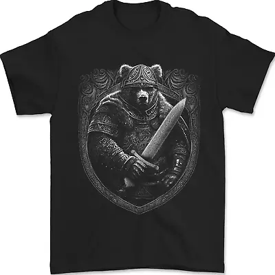 Buy A Viking Bear With A Sword Mens T-Shirt 100% Cotton • 8.49£