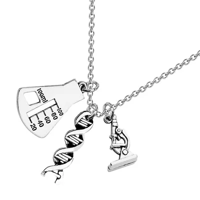 Buy Biology Pendant Necklace Dna Charm Necklace Dna Pendant Jewelry • 4.79£