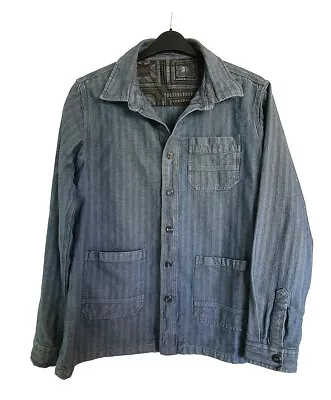 Buy Joe Browns Denim Jacket. Workwear Coat. Large. Over Shirt. Shacket. Faded Blue. • 27£