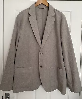 Buy ROHAN MAROC Mens Linen Blend Beige Blazer Jacket Size 46. (50” Chest) VGC • 25£