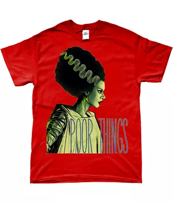 Buy Poor Things T Shirt Bella Baxter Or Bride Of Frankenstein Monster Movie Film Art • 17.65£