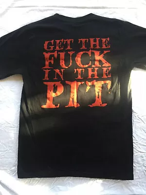 Buy Anarchy Devil Driver Get The “F**k In The Pit”Moshpit Ban Tshirt Punk Goth S • 24.79£