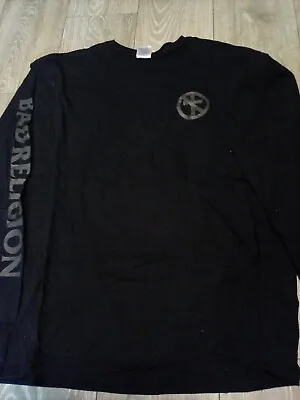 Buy Bad Religion T Shirt Black Xl Long Sleeved Punk • 32£