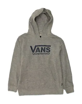 Buy VANS Womens Graphic Hoodie Jumper UK 14 Large Grey Cotton AJ86 • 16.27£