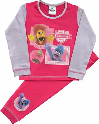 Buy GIRLS SESAME STREET THE FURCHESTER HOTEL PYJAMAS AGES 1.5  To 5 Years • 4.99£