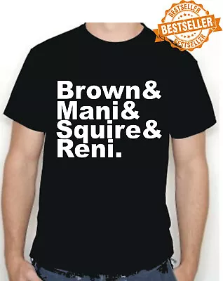 Buy Brown&Mani&Squire&Reni T-Shirt / Stone Roses / Indie Music / Retro / Size Large • 11.99£