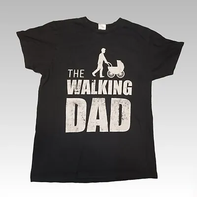 Buy B&C The Walking Dad T-shirt Mens Large Parody Walking Dead New Baby Funny Zombie • 6£