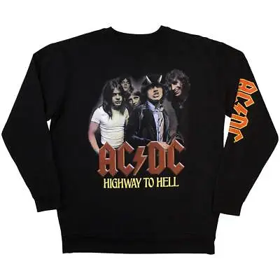 Buy AC/DC Unisex Sweatshirt: H2H Band (Sleeve Print) • 23.99£