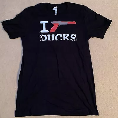 Buy I Shoot Ducks T Shirt Mens Medium - NES DUCK HUNT ZAPPER Retro New Without Tags • 10£
