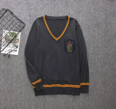 Buy Sweater Adult Kids Clothing Gryffindor Ravenclaw Lythern Hufflepuf • 23.86£