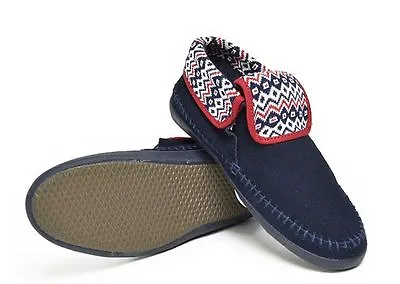 Buy Amputee Right Shoe Only Mohikan Nordic Blue Womens Sz 5.5 Surf Siders Moccasins • 23.09£