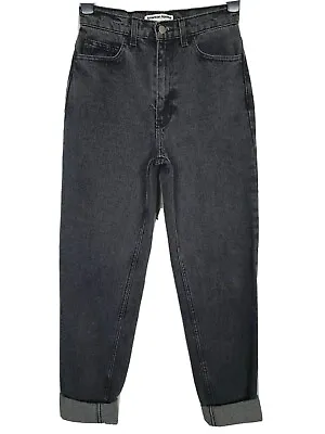 Buy [£75] BNWT Ladies CONNECTED APPAREL Stone Washed Black High Waist Jeans Size 26 • 27£