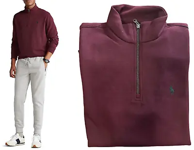 Buy Polo Ralph Lauren Zip Jumper Pullover Mock Sweater Sweatshirt Pullover New, M • 141.73£