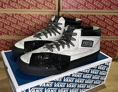 Buy Vans Half Cab Distressed/Duct Tape - Black/White - UK Size 9 - Brand New In Box • 89.99£