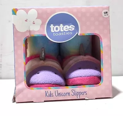 Buy Totes Toasties Childrens Unicorn Slippers Small 11-12 Open Box • 10.40£
