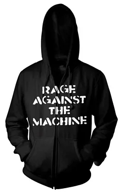 Buy Rage Against The Machine Large Fist Zip Up Hoodie OFFICIAL • 51.89£