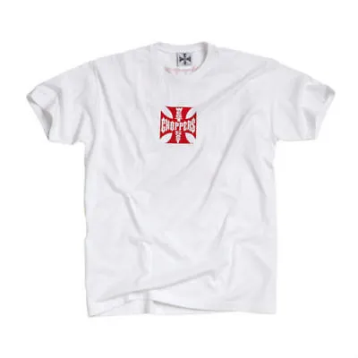 Buy West Coast Choppers Original Iron Cross T-shirt White/red Cross *brand New* • 29.99£
