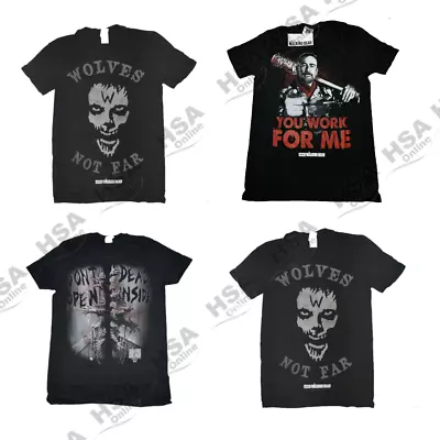 Buy Mens Ladies Walking Dead Tshirt Top,Black Casual Zombie Horror Christmas Gift • 5.99£