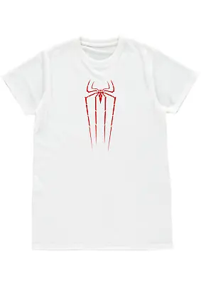 Buy Spiderman Logo T-shirt Marvel Superhero Mens Unisex Birthday Gift Polyester M L • 11.99£