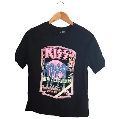 Buy H&M Divided Kiss Destroyer '78 Black Band T-shirt Size XS • 11.99£