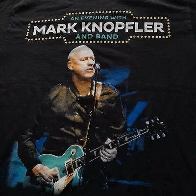Buy Mark Knopfler 2019 Tour Concert T Shirt.Tour Dates.Dire Straits Size.40  M/L • 14.99£