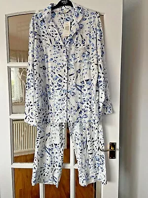 Buy Lovely BNWT M&S Animal Print Cool Comfort Cotton Modal Pyjamas M L XXL • 18£