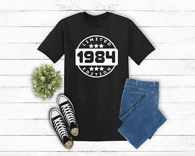 Buy 40th Birthday T-Shirt 1984 Limited Edition 40 Celebration Gift Men Women Tee Top • 9.99£