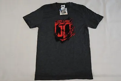 Buy Justice League Movie Shield Logo T Shirt New Official Film • 7.99£