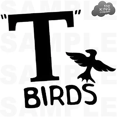 Buy T Birds Iron On T-Shirt Transfer Grease Jacket T-Bird John Travolta Stag Night ! • 1.49£