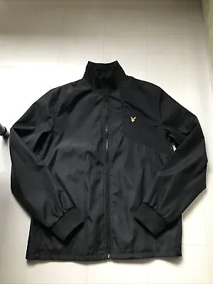 Buy Mens Lyle & Scott Vintage Smart Jacket Sz M Black Outer Used • 20£