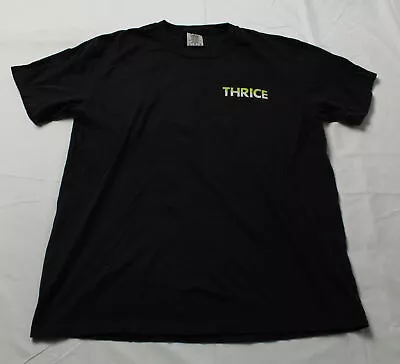 Buy Thrice Unisex Adult's Santa Cruz Ritual Graphic Short-Sleeve Tee LC7 Black Large • 21.21£