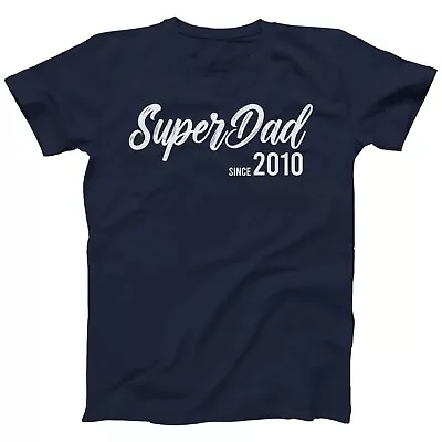 Buy Super Dad Since (Add Year) T-shirt Personalised Father's Day Gift Shirt S-5XL • 12.99£