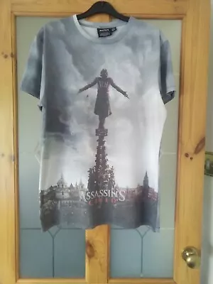 Buy Assassin's Creed Primark Mens Gaming Cotton Mix Tee Shirt Size L 41/43ins • 6£