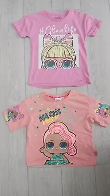 Buy Girls Lol T-shirt X 2 ( Age 8-9) 1x Nutmeg T-shirt/ 1 X Primark T-shirt • 3.99£