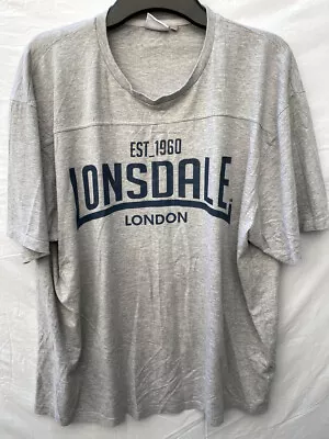 Buy Retro Mens LONSDALE LONDON Crew Neck Tee Shirt 100% Cotton Size 2XL 40-44  • 7.99£