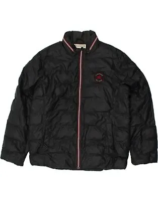 Buy CONVERSE Mens Padded Jacket UK 40 Large Black Polyester BB05 • 28.08£