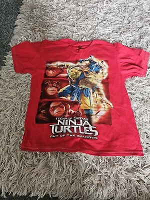 Buy Boys Age 10 To 12 Years Teenage Mutant Ninja Turtles T-shirt • 3£