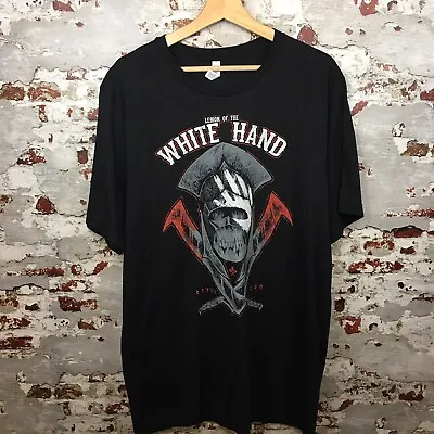 Buy Legion Of The White Hand Black Graphic T Shirt Short Sleeve Mens XL • 12.99£