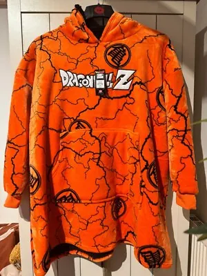 Buy Dragonball Z SNUDDIE Hooded Oversize Fleece Blanket Hoodie Oodie Snoodi Size S-M • 42.50£