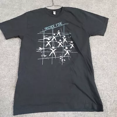 Buy Arcade Fire Womens T-shirt Large Black American Apparel • 28.32£